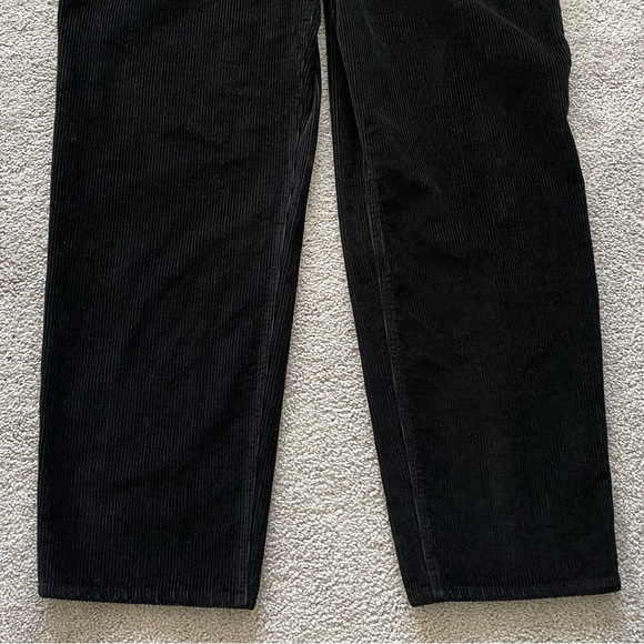 Like New | Black Corduroy Bib Overalls, Loose Fit - Picture 11 of 15